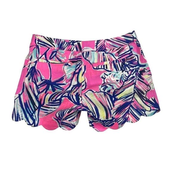 Lilly Pulitzer The Buttercup Short Tiki Pink Cabana Crazed - Picture 3 of 10